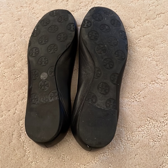 Tory Burch classic ballet flats EXCELLENT CONDITION!!! Silver  Tory accent - Picture 4 of 7